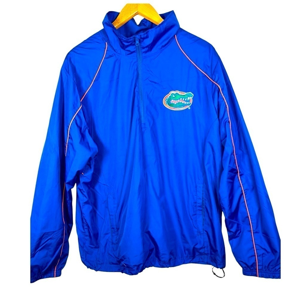 BOX SEAT
NCAA Florida Gators Gator Half Zip Pullover Windbreaker Jacket size XXL